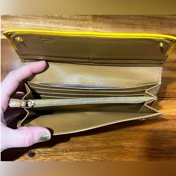 Prada Saffiano Leather Long Wallet - Picture 10 of 14